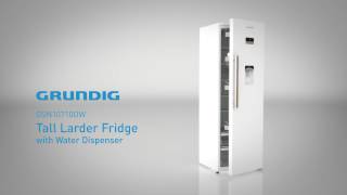 Tall Larder Fridge GSN10710DW  Grundig [upl. by Elinore445]