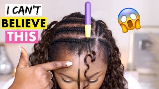 😱 The SOFT FEATHER Crochet Braids you never knew you needed Qvr Water Wave Microring Loop Hair [upl. by Aiket723]