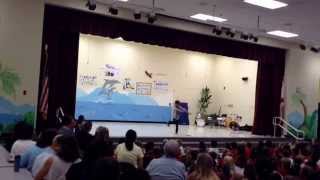 My 6 year old grandson Gabriel dancing to Happy for the Harbordale Elementary talent show [upl. by Mellar488]