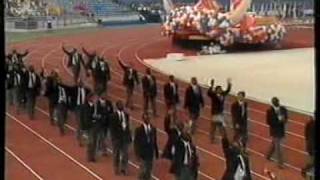 1998 Kuala Lumpur Commonwealth Games Opening Ceremony  Parade of Athletes Part 5 of 8 [upl. by Kerwon762]