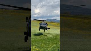 Bundesheer S70 Black Hawk helicopter im action… [upl. by Haase]