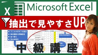 【エクセル中級編】インターネットやメール添付からダウンロードしたExceファイルをカスタマイズしよう！「フィルター機能・並べ替え・列の非表示」＜パソコン中・上級者向け講座＞ [upl. by Lyrej]