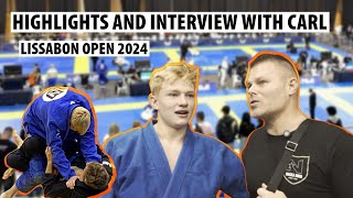 Carl Dyckner  Highlights and Interview Lisbon Open 2024 [upl. by Mellen539]