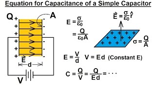 Physics 39 Capacitors 9 of 37 The Physical Capacitor [upl. by Ketchan]