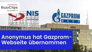 Anonymus hat wohl GazpromWebseite gehackt [upl. by Olegnaed]