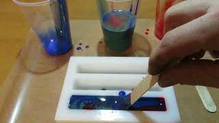 Making translucent colors opaque resin pen blank casting [upl. by Bekha]