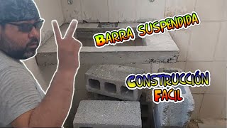 CONSTRUIR BARRA SUSPENDIDA  PARA LAVABO  REPISA  BUILD SUSPENDED SHELF  BATHROOM SINK [upl. by Ballinger797]