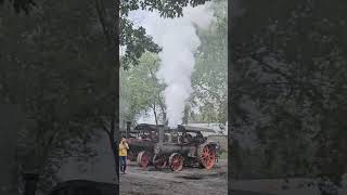 Noon Whistle at Rough and Tumble 2024 Threshermans Reunion steamengine steampower [upl. by Ariahs]