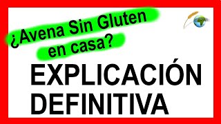 Avena sin gluten ❓ Cómo quitar el gluten de la avena en casa ❓ 💥 NO TE CONFUNDAS 💥 [upl. by Nalaf]