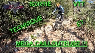 SORTIE VTT TECHNIQUE SUR MEOUNES LE PARADIS DE LA CAILLASSE 4K [upl. by Tonina]