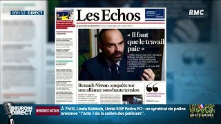 Hausse du SMIC impôt sur les sociétés taxe sur les GAFA les explications dEdouard Philippe [upl. by Swarts]