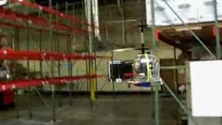 Flying an RC helicopter through a 40 foot tall obstacle course [upl. by Ennaillek]