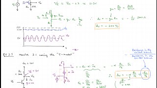 BJT Small signal model and example problems BJTA04 [upl. by Duile150]