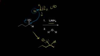 Formation of alcohols using hydride reducing agents  Organic chemistry  Khan Academy [upl. by Ailis941]