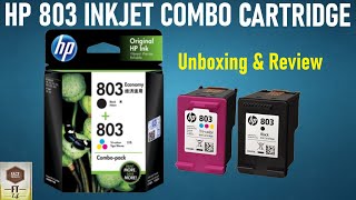 HP INKJET Combo Cartridge  Unboxing amp Review  hp 803  Installation in Printers  Deskjet 2131 [upl. by Oby]