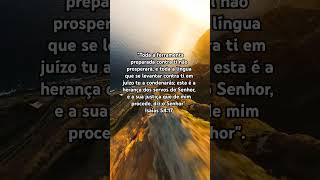 Isaías 5417 palavradedeus frases paz bíblia fe palavradepaz shalom [upl. by Xenia]