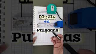 ✅ Aprende a medir en pulgadas Método fácil 👍 [upl. by Turrell]