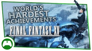 Final Fantasy 15  Worlds Hardest Achievements  Dogged Rider [upl. by Bird]