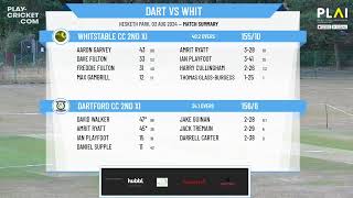 Dartford CC 2nd XI v Whitstable CC 2nd XI [upl. by Nwonknu]