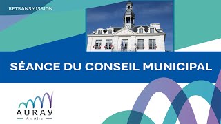 Conseil municipal d Auray 25 septembre 2024 [upl. by Androw]