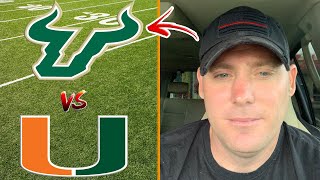 USF Bulls STRONGLY BELIEVE in Miami Hurricanes UPSET  Inside Insight With Randy [upl. by Thorfinn30]