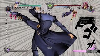 800 Damage Abbacchio Combo JoJo ASBR [upl. by Ahsined562]