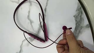 Bluetooth Neckband Magnetic On  Off [upl. by Kat765]