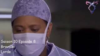 Greys anatomy S10E08  Bravado  Lorde [upl. by Eiznek552]