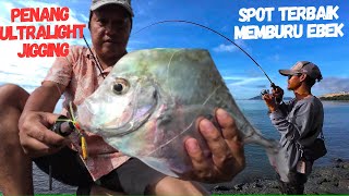 Landbase Jigging di Spot Ebek Lagi  Penang Ultralight [upl. by Claiborne]