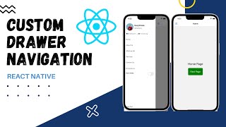 Custom Drawer Navigation with React Native [upl. by Morten]