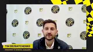 INTERVIEW  President amp GM Tim Bezbatchenko following MLS SuperDraft [upl. by Ahsenre]