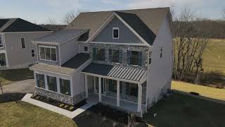 The Elverson in Phoenixville PA Home Design Tour  Toll Brothers [upl. by Sirrot]