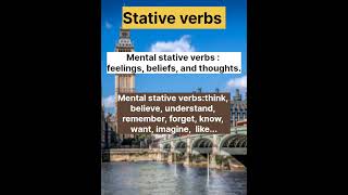 Stative and dynamic verbs Part 1Basic English Grammar [upl. by Courcy746]