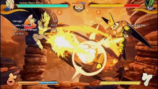 Dbfz SSJ Vegeta mid screen ki blast link [upl. by Melisse]