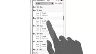 iPhone iPad Anleitung Suchfunktion der KalenderApp nutzen [upl. by Borek888]