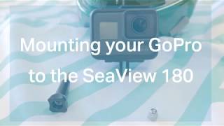 GoPro Camera Mount  Seaview 180° Instructions [upl. by Nollek769]