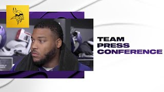 Minnesota Vikings Team Press Conferences  Week 7 vs Lions  October 14 [upl. by Klemens353]