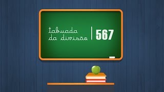 Tabuada de divisão  5 6 e 7 [upl. by Drehcir]