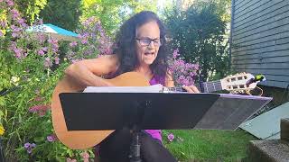 Angela Masciale singer songwriter covers WHO KNOWS WHERE THE TIME GOES by Sandy Denny [upl. by Haisej]