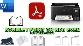 HOW TO BOOKLET PRINT IN PDF FORMAT USING URDU BOOKLET PRINT ON BOTH SIDE [upl. by Fry]