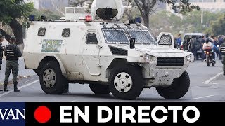 EN DIRECTO  Alzamiento militar contra Maduro en Venezuela [upl. by Iaht]