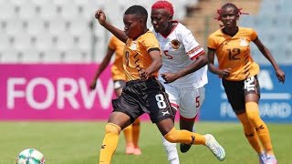 2023 COSAFA Women’s Championship  Zambia vs Angola  Highlights [upl. by Annaerdna]