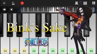 Binks Sake from quotOne Piecequot • Perfect Piano • Tutorial with Notes [upl. by Walcoff]