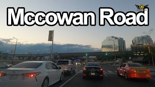 SCARBOROUGH ONTARIO CANADA MCCOWAN ROAD NORTH NIGHT DRIVE 4K [upl. by Vetter]