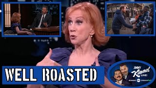 OMG Kathy Griffin BLASTS Harrys African Charity Tour on Jimmy Kimmel Live We Wont Be Blackmailed [upl. by Mientao]