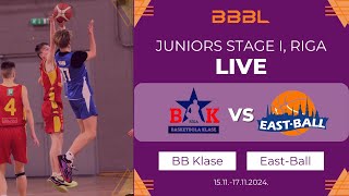 Basketbola Klase vs EastBall  BBBL Boys U18 [upl. by Pendergast]