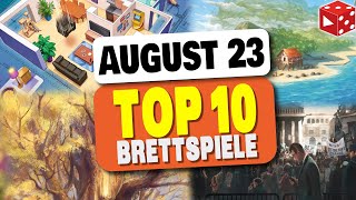 Meine TOP 10 Brettspiele im August [upl. by Parnas]