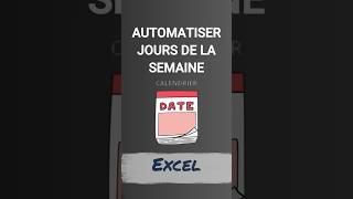 Excel Afficher Jour De La Semaine Fonction TEXTE [upl. by Amat832]