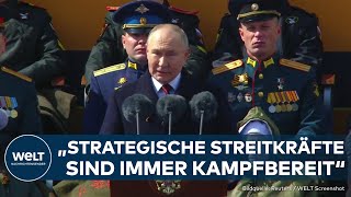 PUTINS REDE ZUM quotTAG DES SIEGESquot bei der Militärparade in Moskau  Analyse  WELT Dokument [upl. by Spiegel]