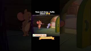 Tom and jerry  Tuffy school 😂🤩 youtubeshorts youtube ytshorts trending cartoon foryou viral [upl. by Anilag]